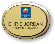 (image for) Comfort Inn Executive Oval Gold Badge