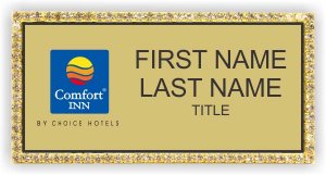 (image for) Comfort Inn Gold Bling Badge