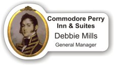 (image for) Commodore Perry Shaped Badge