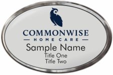(image for) Commonwise Home Care Oval Prestige Polished badge