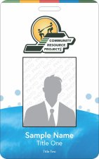 (image for) Community Resource Project, Inc. Photo ID Badge - Blue