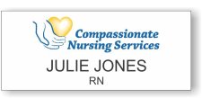 (image for) Compassionate Nursing White Badge