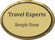 (image for) Travel Experts Oval Executive Gold badge