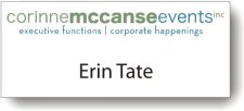 (image for) Corinne McCanse Events White Badge