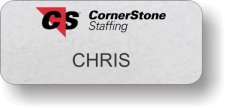 (image for) Cornerstone Staffing No Tagline Silver Badge