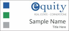 (image for) Equity Cornerstone Real Estate White Square Corner badge