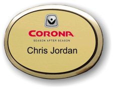 (image for) Corona Clipper Gold Oval Executive Badge