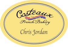 (image for) Costeaux French Bakery Yellow Oval Badge
