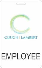 (image for) Couch Lambert LLC ID Vertical badge - Employee