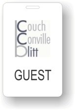 (image for) Couch, Conville & Blitt Guest Badge