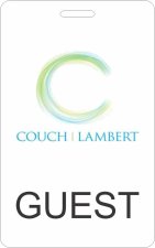 (image for) Couch Lambert LLC ID Vertical badge - Guest