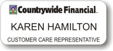 (image for) Countrywide Financial White Badge