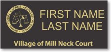 (image for) Court Clerks Association Nassau-Suffolk Black Badge