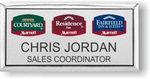 (image for) Courtyard - Residence Inn - Fairfield Inn Three logo Silver Executive Badge