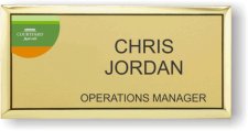 (image for) Courtyard Green Logo Executive Gold Stacked Layout Badge