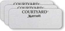 (image for) Courtyard Marriott Silver Logo Only Badge - Pack of 25