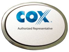 (image for) Cox Authorized Representative Executive Oval Logo Only Badge