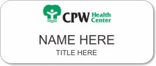 (image for) CPW Health Center Standard White Badge