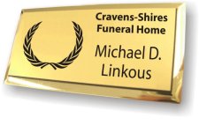 (image for) Cravens-Shires Funeral Home Executive Gold Badge