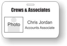 (image for) Crews & Associates Photo ID Badge