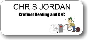 (image for) Croffoot Heating & Air Conditioning White Badge