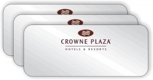 (image for) Crowne Plaza Logo B Pack of 25 Logo Only Silver Badges