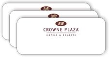 (image for) Crowne Plaza Logo B Pack of 25 Logo Only White Badges