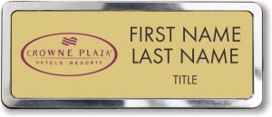 (image for) Crowne Plaza Logo A Gold Polished Frame Prestige Badge