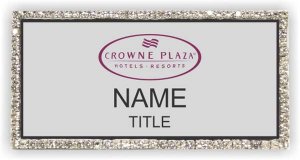 (image for) Crowne Plaza Logo A Silver Bling Badge