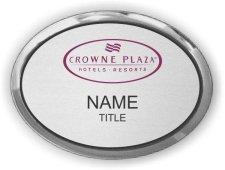 (image for) Crowne Plaza Logo A Executive Oval Silver Badge