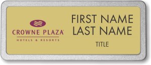 (image for) Crowne Plaza Logo A Gold Pebbled Frame Prestige Badge