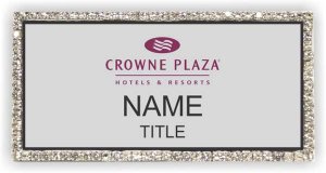 (image for) Crowne Plaza Logo B Silver Bling Badge