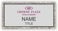 (image for) Crowne Plaza Logo C Silver Bling Badge