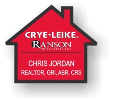(image for) Crye Leike Ranson Real Estate Shaped Red Badge