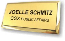 (image for) CSX Corporation Gold Executive Badge