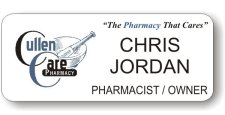 (image for) Cullen Care Pharmacy White Badge