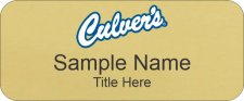 (image for) Culver's Standard Gold Name Badge