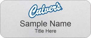 (image for) Culver\'s Standard Silver Name Badge