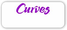 (image for) Curves Logo Only White Badge