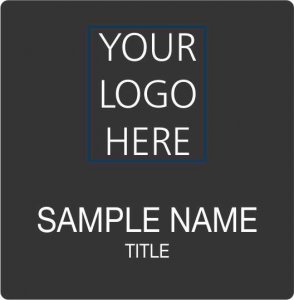 (image for) Custom Logo Black Square Badge