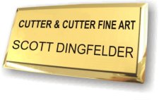 (image for) Cutter and Cutter Fine Art Executive Gold Badge