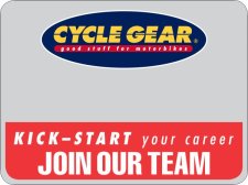 (image for) Cycle Gear Shaped Silver badge