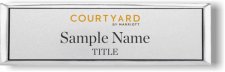(image for) Courtyard By Marriott Small Executive Silver Badge Style B