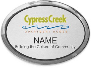 (image for) Cypress Creek Apartments Executive Oval Silver Badge