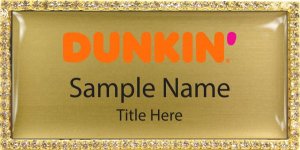 (image for) Dunkin\' Bling Gold Badge