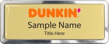 (image for) Dunkin' Prestige Polished Gold Badge