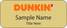 (image for) Dunkin' Standard Gold Badge