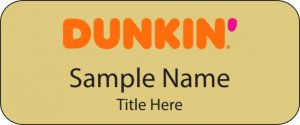 (image for) Dunkin\' Standard Gold Badge