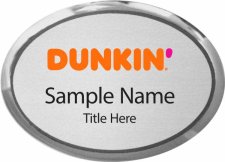 (image for) Dunkin' Oval Executive Silver Badge