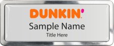 (image for) Dunkin' Prestige Polished Silver Badge